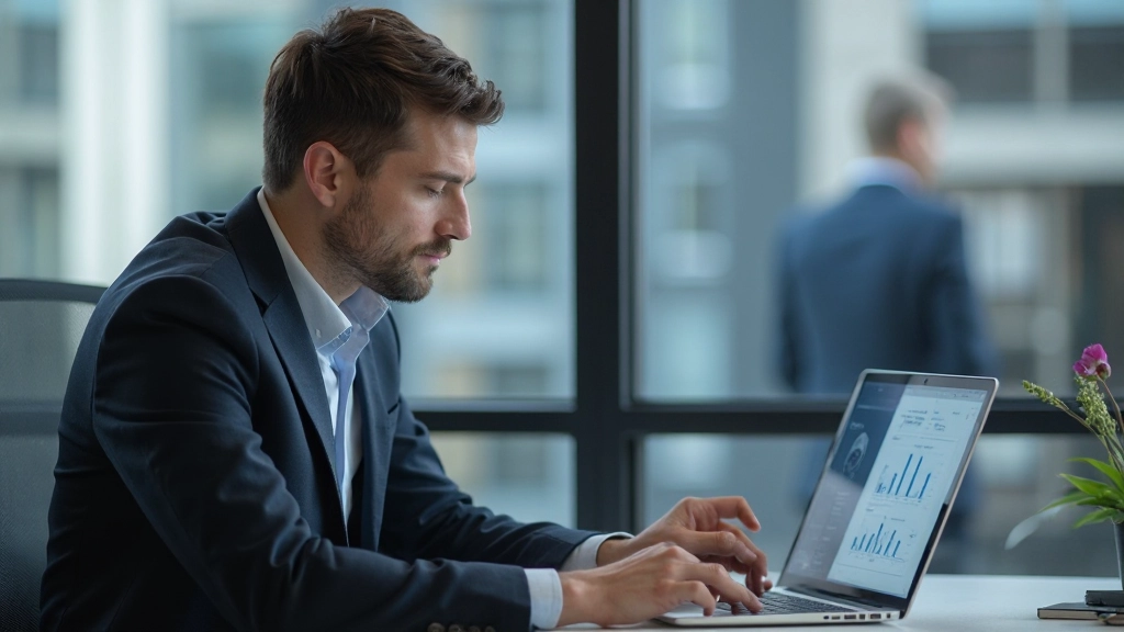 IT Strategy Framework concept showing business growth trajectory and technology alignment