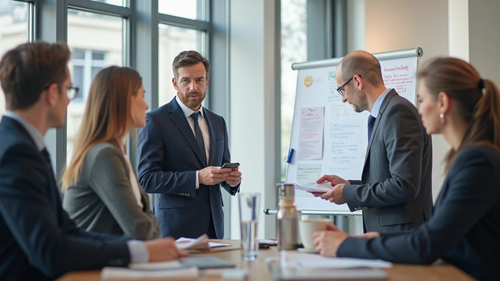 Change management in digital consulting showing team collaboration and transformation journey