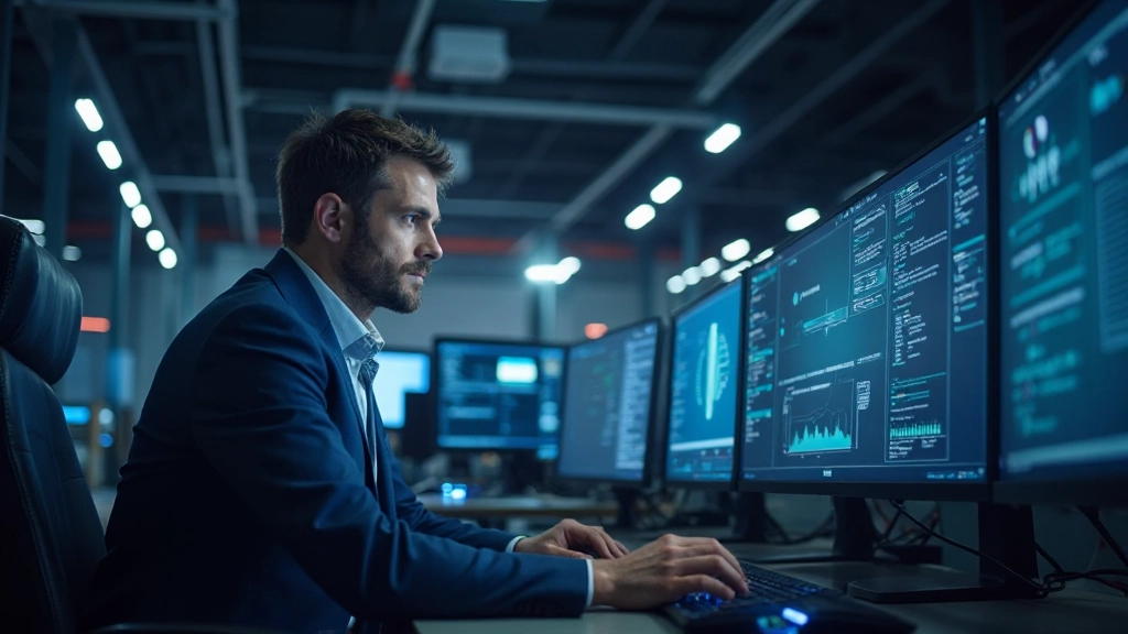 Cybersecurity specialist implementing enterprise security protocols and risk management